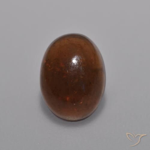 0.76ct Naturel Multicolore Opale Chocolat, ovale, Translucide