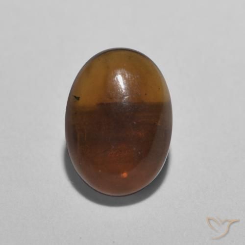 Opale Chocolat Multicolore naturelle ovale, 0.52 ct, Translucide