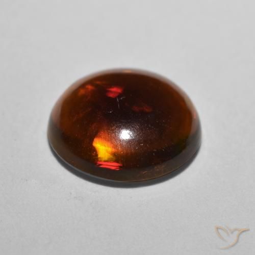 Opale Chocolat Multicolore naturelle Tour, 0.84 ct, Translucide
