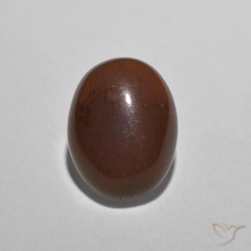 0.72ct Naturel Multicolore Opale Chocolat, ovale, Translucide