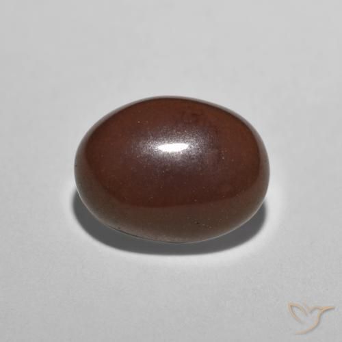 Opale Chocolat Multicolore naturelle ovale, 0.72 ct, Translucide