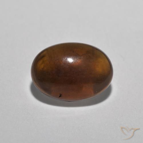 Opale Chocolat Multicolore naturelle ovale, 0.33 ct, Translucide