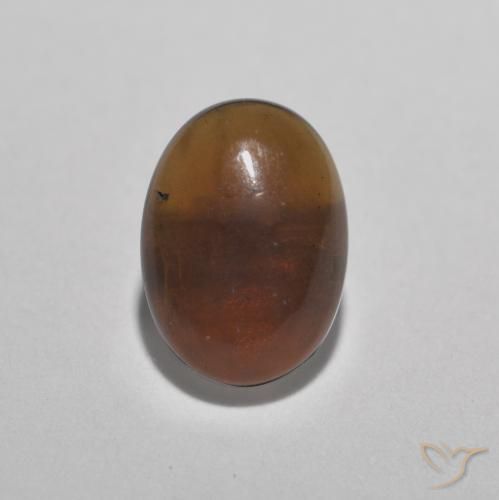 Opale Chocolat Multicolore naturelle ovale, 0.33 ct, Translucide