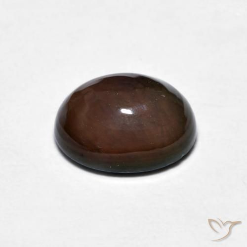 Opale Chocolat Brun chocolat naturelle ovale, 1.28 ct, Opaque