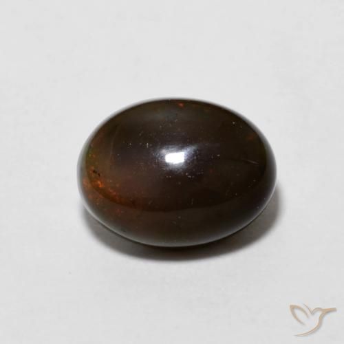 0.90ct Naturel Brun caryer Opale Chocolat, ovale, Opaque