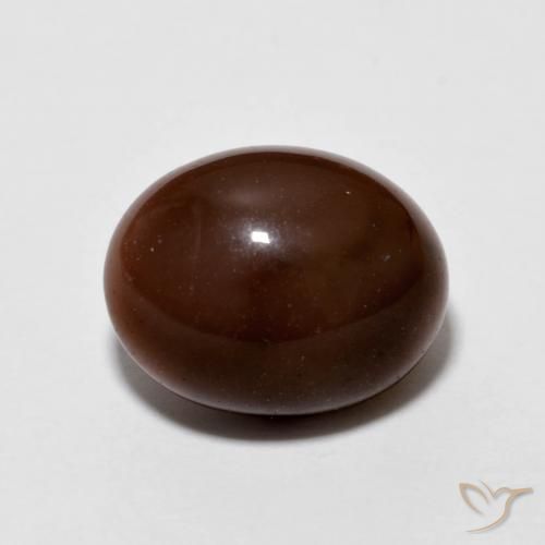2.13ct Naturel Brun pécan Opale Chocolat, ovale, Opaque