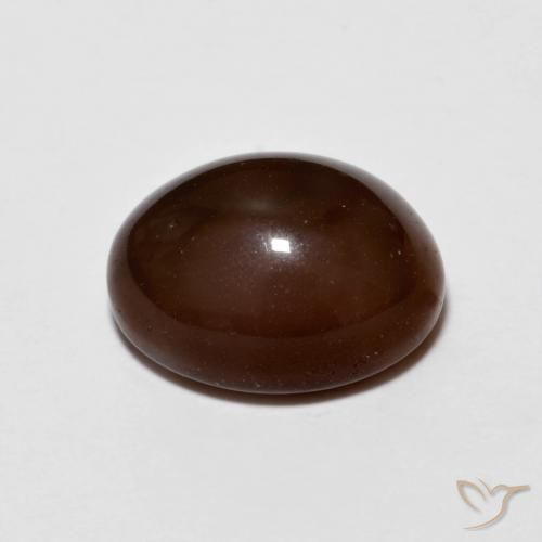 Opale Chocolat Brun pécan naturelle ovale, 2.13 ct, Opaque