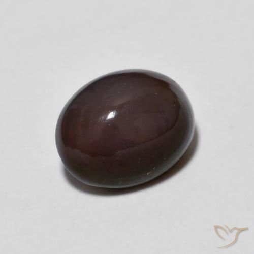 Opale Chocolat Multicolore naturelle ovale, 1.22 ct, Opaque
