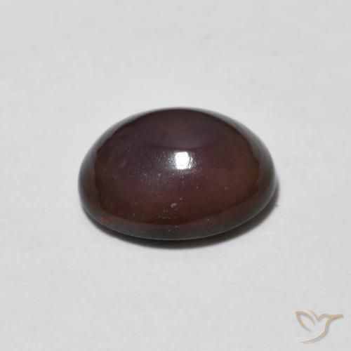 Opale Chocolat Multicolore naturelle ovale, 1.22 ct, Opaque