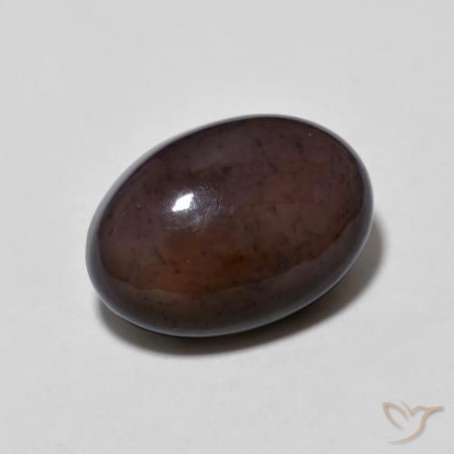 Opale Chocolat Multicolore naturelle ovale, 3.24 ct, Translucide