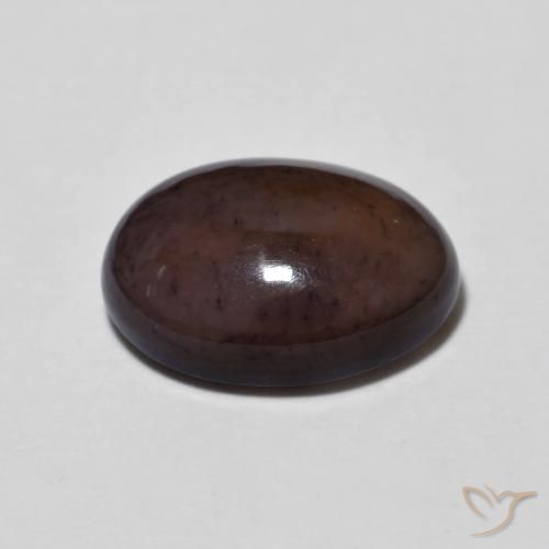 Opale Chocolat Multicolore naturelle ovale, 3.24 ct, Translucide