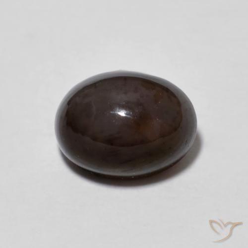 1.02ct Naturel Multicolore Opale Chocolat, ovale, Transparent
