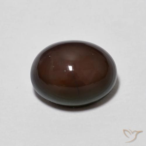 1.49ct Naturel Multicolore Opale Chocolat, ovale, Opaque
