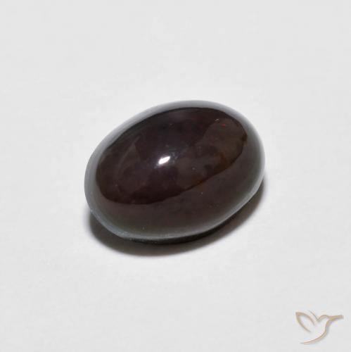Opale Chocolat Multicolore naturelle ovale, 0.63 ct, Opaque