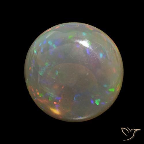 Opale Chocolat Multicolore naturelle Tour, 5.03 ct, Transparent
