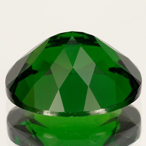 Diopside de chrome vert naturelle coupe ovale, 4,06 ct, VVS-VS