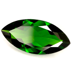 Diopside Chrome Vert naturelle Marquise, 2.95 ct, VVS