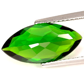 Diopside Chrome Vert naturelle Marquise, 2.95 ct, VVS