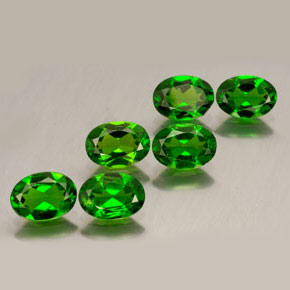 Achetez naturel ct vert diopside de chrome gems, coupe ovale, en provenance russie chez gemselect. en stock, livraison internationale!