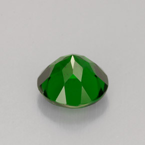 Diopside de chrome vert naturelle coupe roude, 1,48 ct, VS
