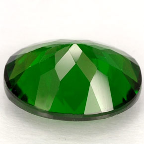Diopside de chrome vert naturelle coupe ovale, 2,62 ct, VVS