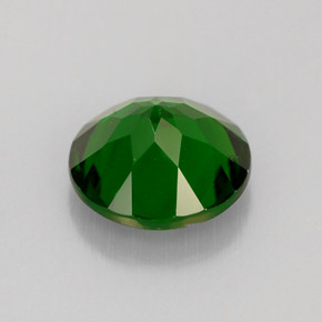 Diopside de chrome vert naturelle coupe roude, 1,98 ct, VS-SI