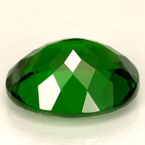 Diopside de chrome vert naturelle coupe ovale, 2,84 ct, VS-SI