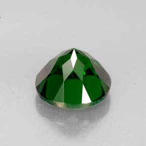 Diopside de chrome vert naturelle coupe roude, 2,33 ct, VS-SI