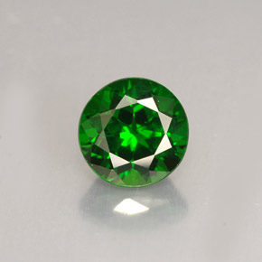 Diopside Chrome Vert naturelle Coupe roude, 1.58 ct, VS
