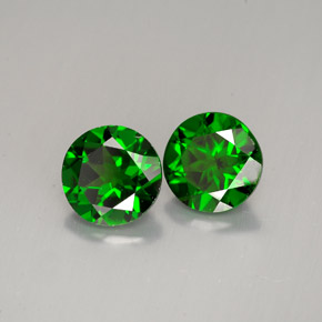 Achetez naturel ct vert diopside de chrome gems, coupe roude, en provenance russie chez gemselect. en stock, livraison internationale!