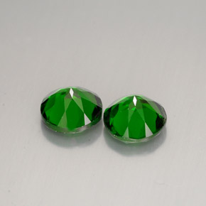 Achetez naturel ct vert diopside de chrome gems, coupe roude, en provenance russie chez gemselect. en stock, livraison internationale!