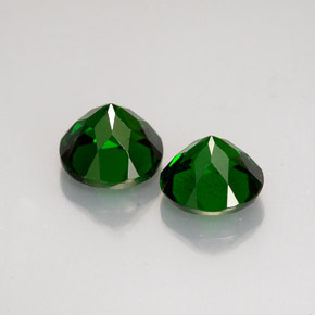 Achetez naturel ct vert diopside de chrome gems, coupe roude, en provenance russie chez gemselect. en stock, livraison internationale!