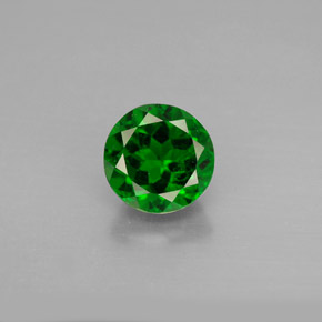 Diopside Chrome Vert naturelle Coupe roude, 1.46 ct, VS-SI