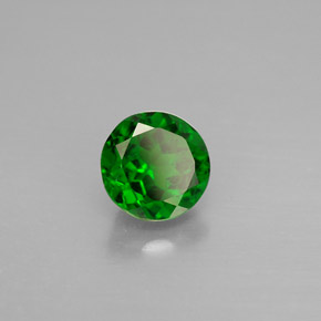 Diopside Chrome Vert naturelle Coupe roude, 1.46 ct, VS-SI