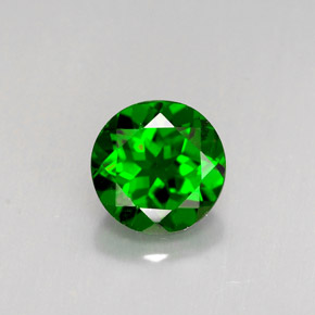 Diopside Chrome Vert naturelle Coupe roude, 1.47 ct, VS-SI