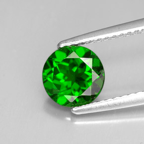 Diopside Chrome Vert naturelle Coupe roude, 1.47 ct, VS-SI
