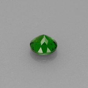 Diopside de chrome vert naturelle coupe roude, 0,45 ct, VVS-VS