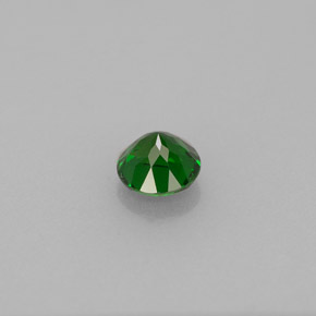 Diopside de chrome vert naturelle coupe roude, 0,45 ct, VS