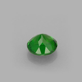 Diopside de chrome vert naturelle coupe roude, 0,45 ct, VS