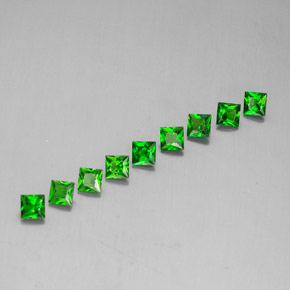 Achetez naturel ct vert diopside de chrome gems, carré, en provenance russie chez gemselect. en stock, livraison internationale!