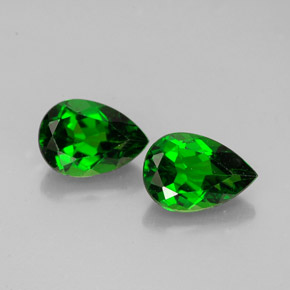 Achetez naturel ct vert diopside de chrome gems, en forme de poire, en provenance russie chez gemselect. en stock, livraison internationale!
