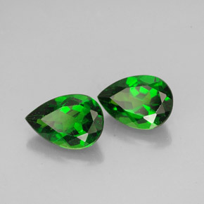 Achetez naturel ct vert diopside de chrome gems, en forme de poire, en provenance russie chez gemselect. en stock, livraison internationale!