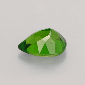Diopside de chrome vert naturelle en forme de poire, 0,79 ct, VVS-VS
