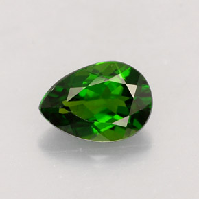 Diopside Chrome Vert naturelle En forme de poire, 0.80 ct, VVS-VS