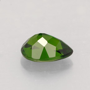 Diopside Chrome Vert naturelle En forme de poire, 0.80 ct, VVS-VS