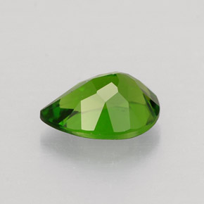 Diopside de chrome vert naturelle en forme de poire, 0,80 ct, VVS-VS