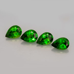 Achetez naturel ct vert diopside de chrome gems, en forme de poire, en provenance russie chez gemselect. en stock, livraison internationale!