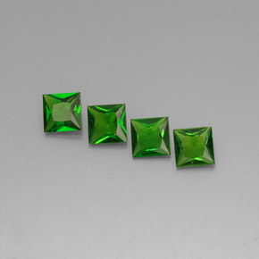 Achetez naturel ct vert diopside de chrome gems, carré, en provenance russie chez gemselect. en stock, livraison internationale!