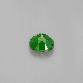 Diopside de chrome vert naturelle coupe roude, 0,60 ct, VS