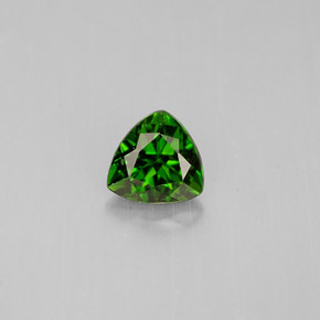 Diopside Chrome Vert naturelle Trillion, 0.57 ct, VS